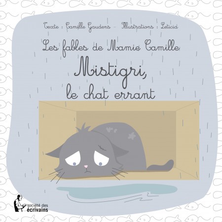 illustration jeunesse, illustratrice jeunesse, livre jeunesse, livre enfant, mistigri, mistigri le chat errant, chat errant, chat gris, livre chat, livre enfant chat,