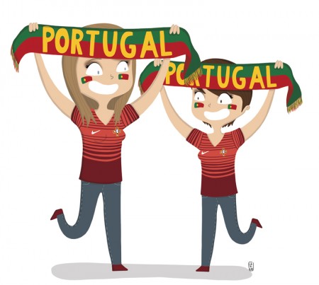 força portugal, supportrice portugal, coupe du monde 2014