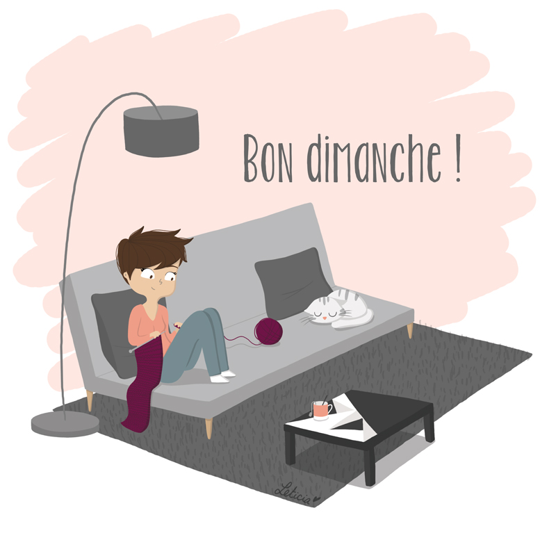 Bon dimanche, illustration week-end