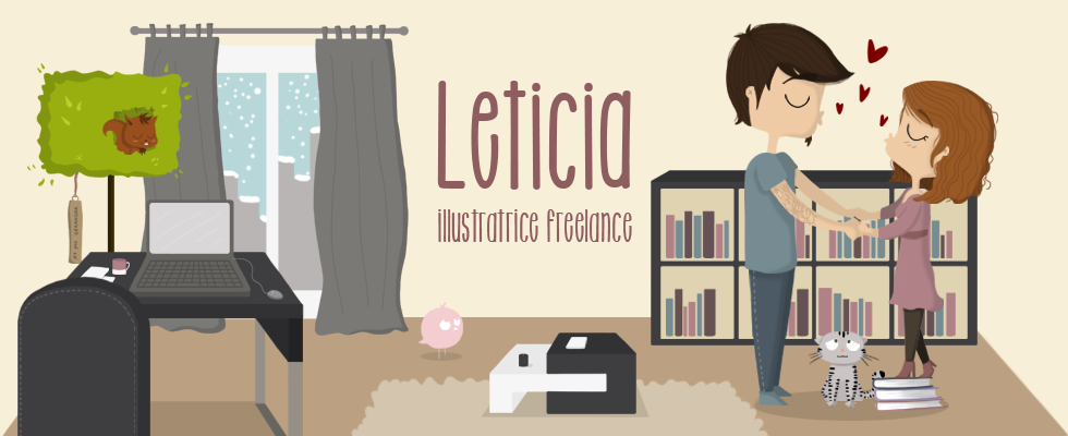 Leticia, illustratrice freelance