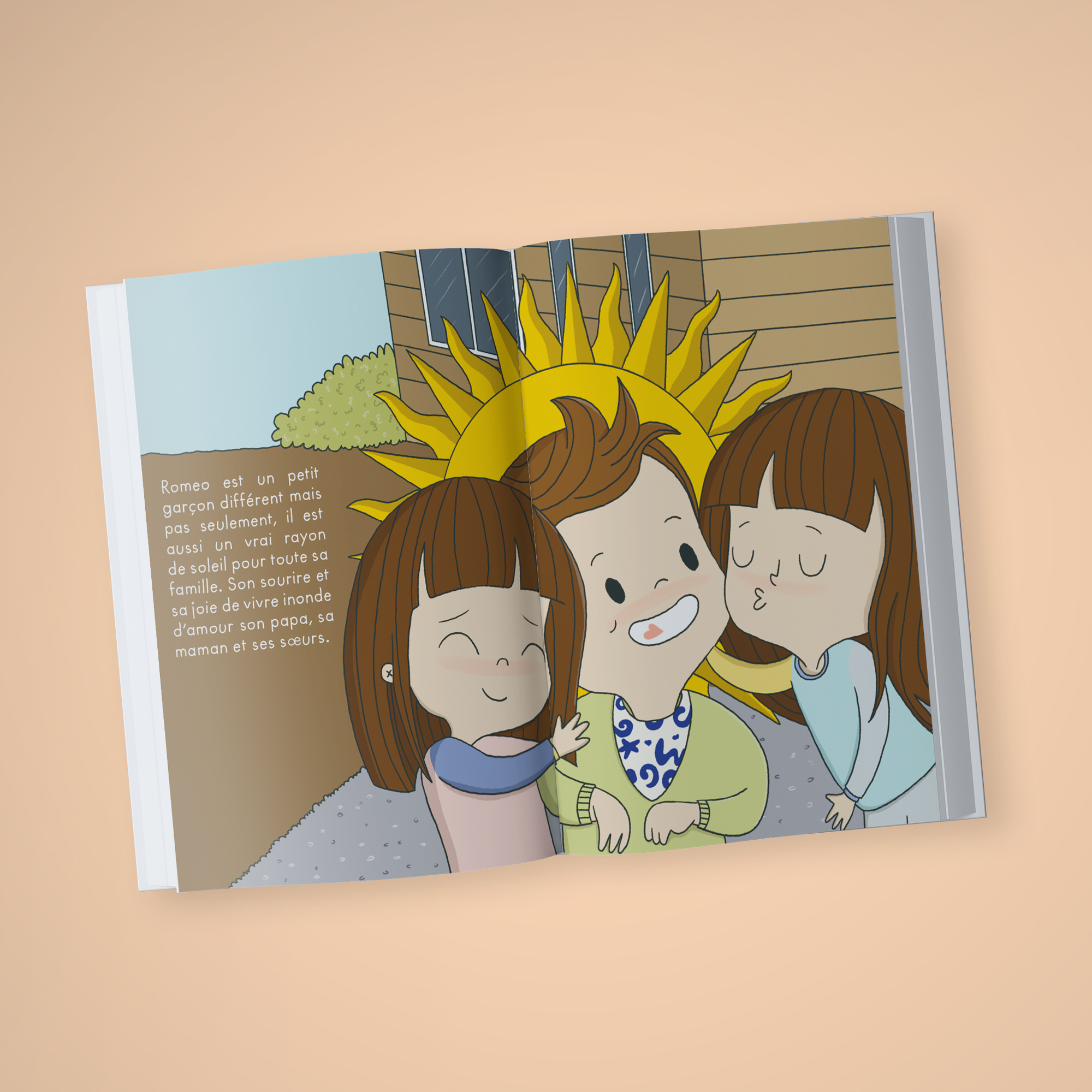 Livre on est ensemble, pour sensibiliser à l'inclusion des enfants en situation de handicap